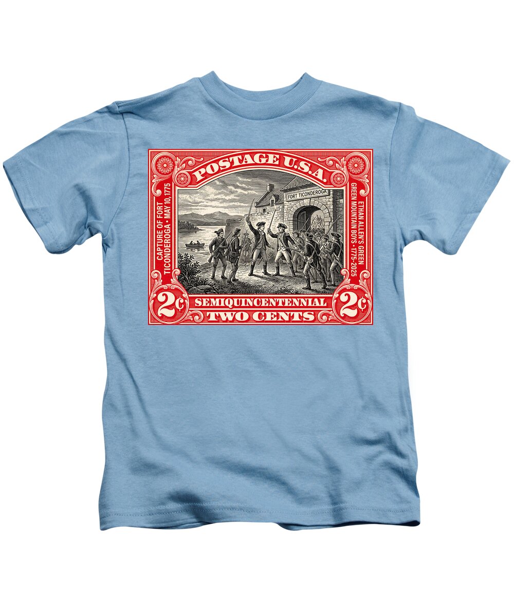 Fort Ticonderoga 2c - Kids T-Shirt