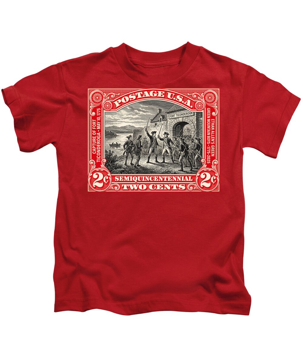 Fort Ticonderoga 2c - Kids T-Shirt