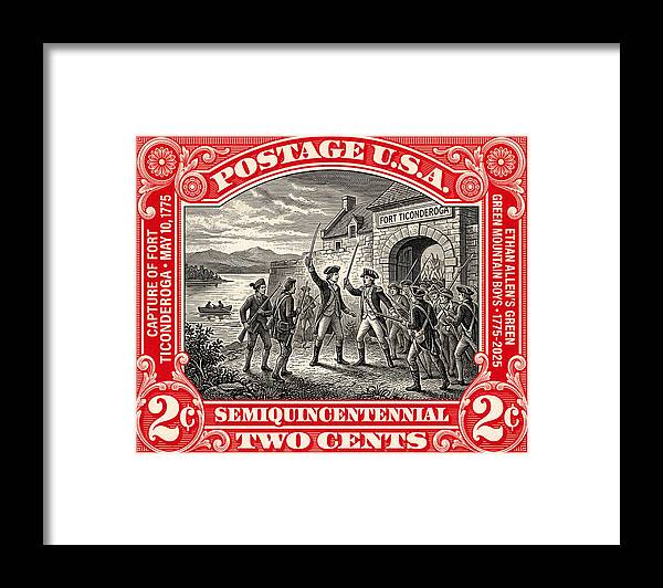 Fort Ticonderoga 2c - Framed Print