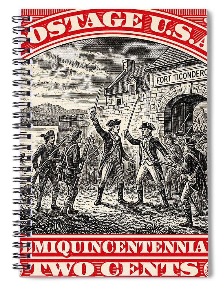 Fort Ticonderoga 2c - Spiral Notebook