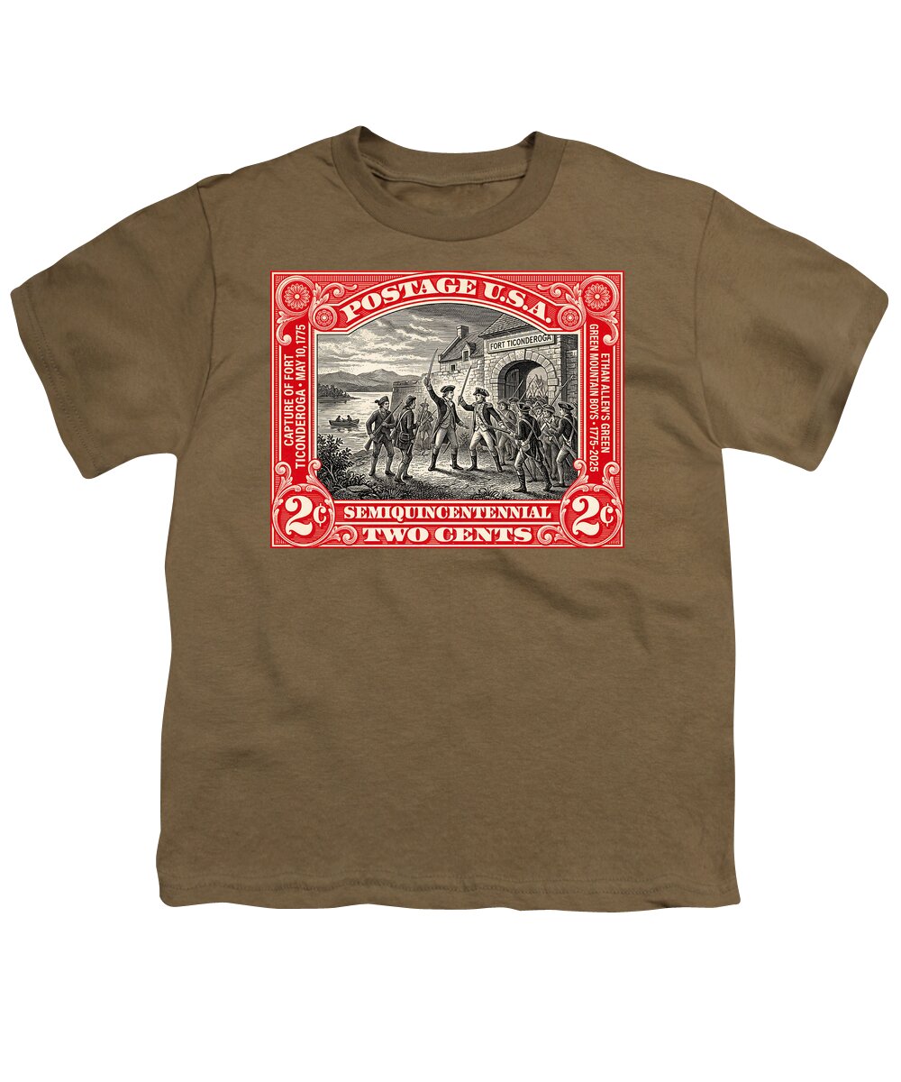 Fort Ticonderoga 2c - Youth T-Shirt