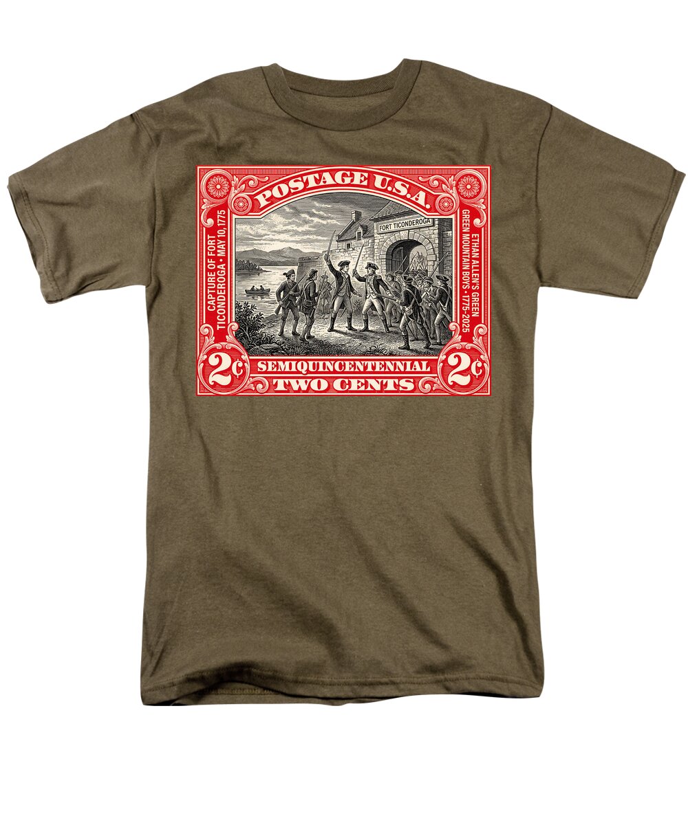 Fort Ticonderoga 2c - Men's T-Shirt  (Regular Fit)
