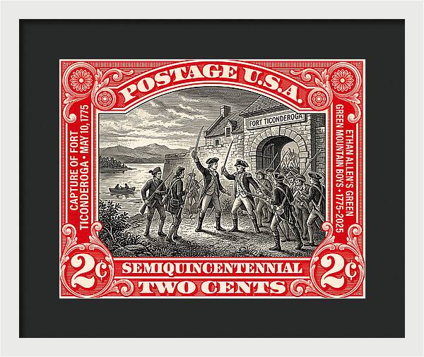 Fort Ticonderoga 2c - Framed Print