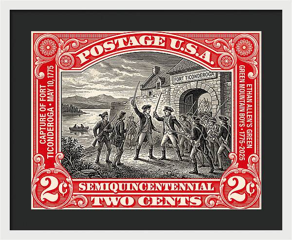 Fort Ticonderoga 2c - Framed Print