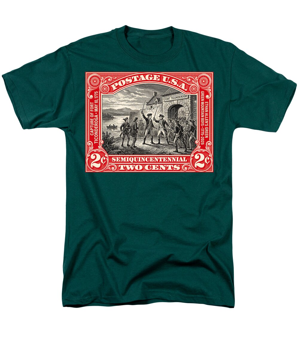 Fort Ticonderoga 2c - Men's T-Shirt  (Regular Fit)
