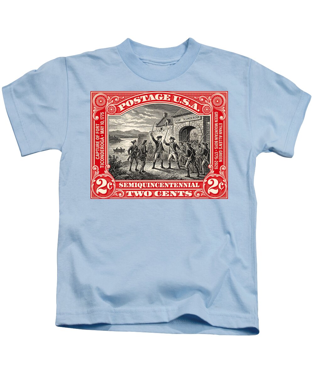 Fort Ticonderoga 2c - Kids T-Shirt