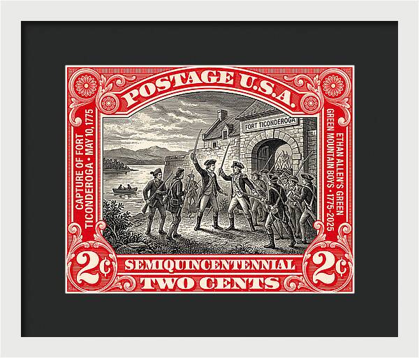 Fort Ticonderoga 2c - Framed Print