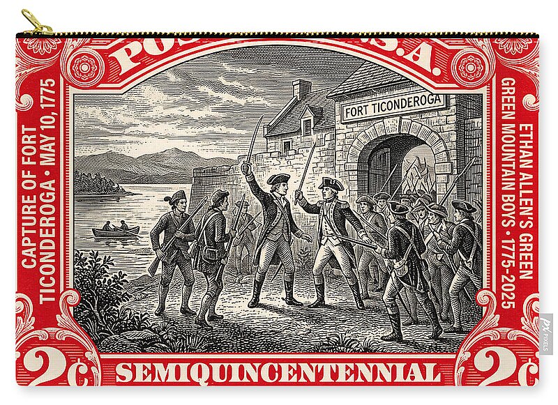 Fort Ticonderoga 2c - Zip Pouch