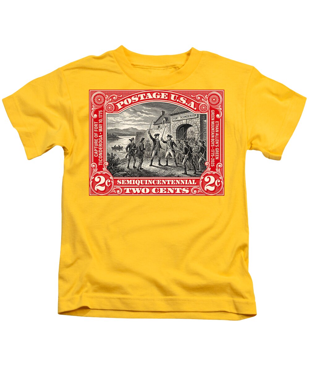 Fort Ticonderoga 2c - Kids T-Shirt