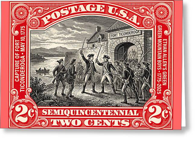 Fort Ticonderoga 2c - Greeting Card