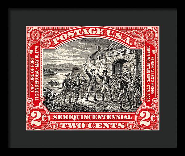 Fort Ticonderoga 2c - Framed Print