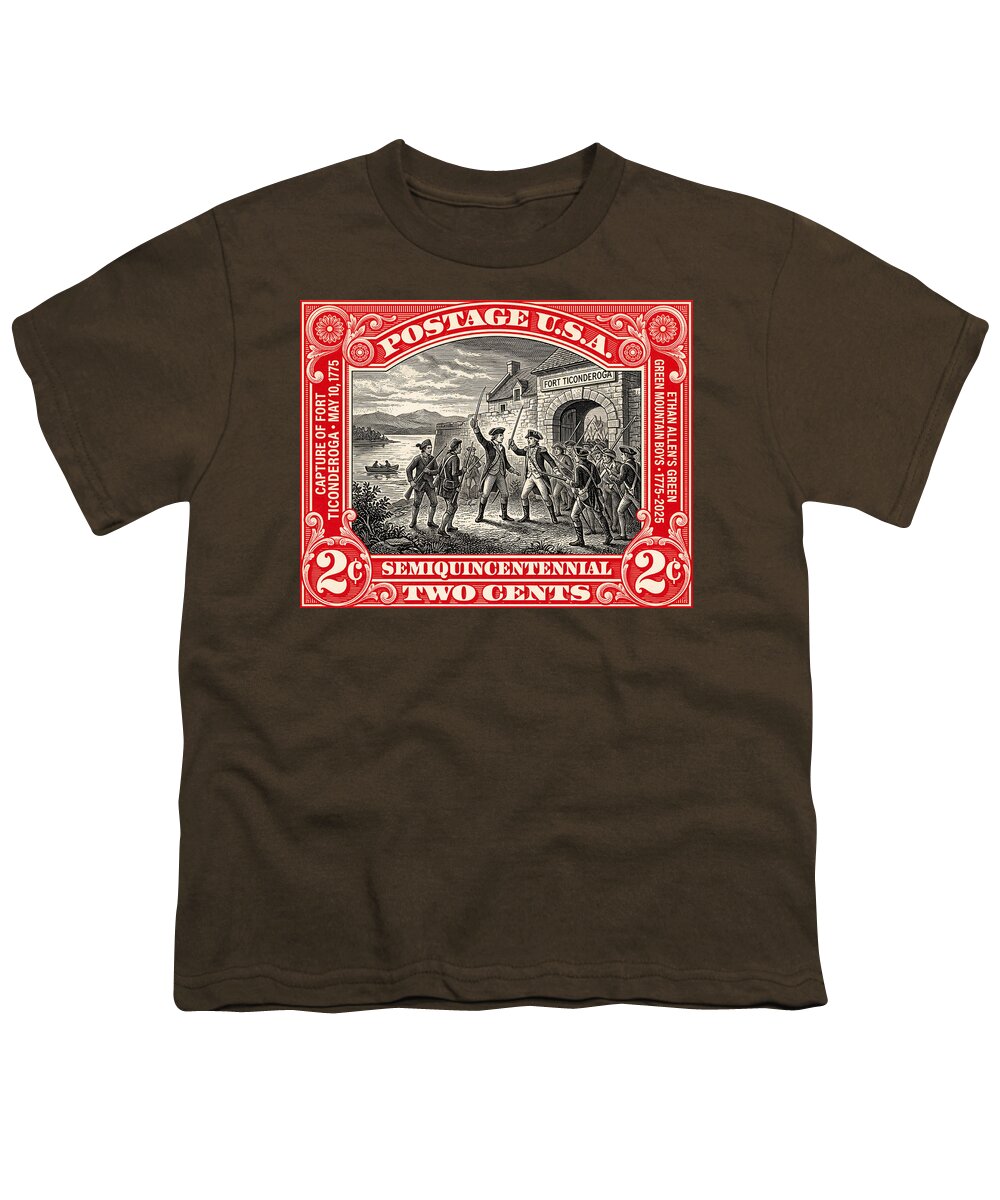Fort Ticonderoga 2c - Youth T-Shirt