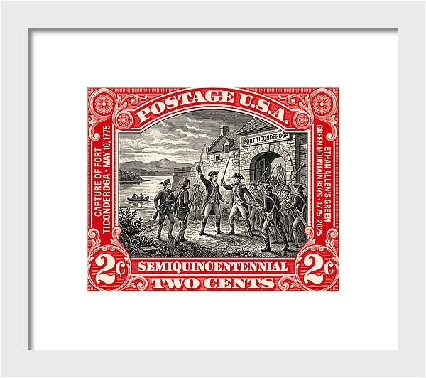 Fort Ticonderoga 2c - Framed Print