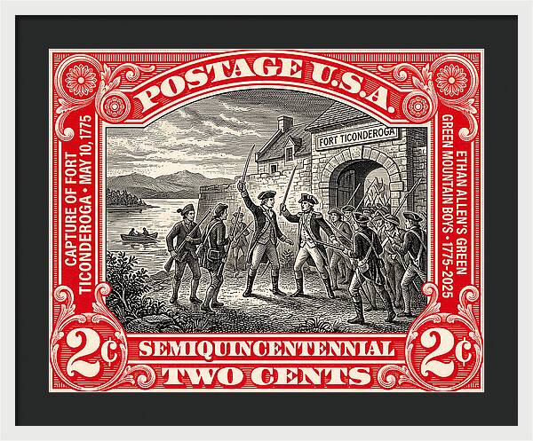 Fort Ticonderoga 2c - Framed Print