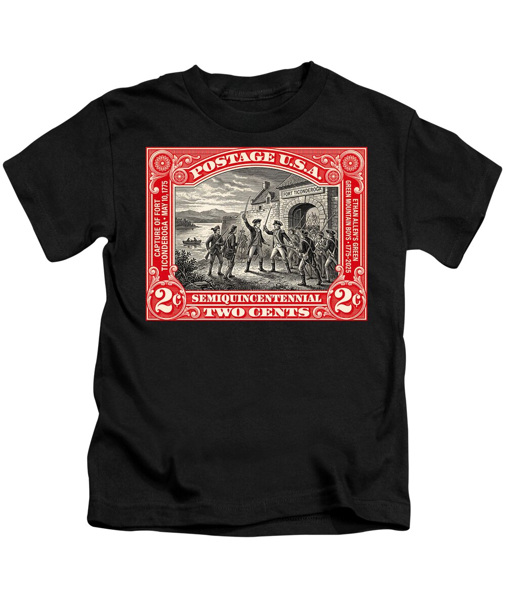 Fort Ticonderoga 2c - Kids T-Shirt