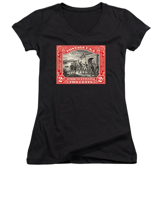 Fort Ticonderoga 2c - Women's V-Neck