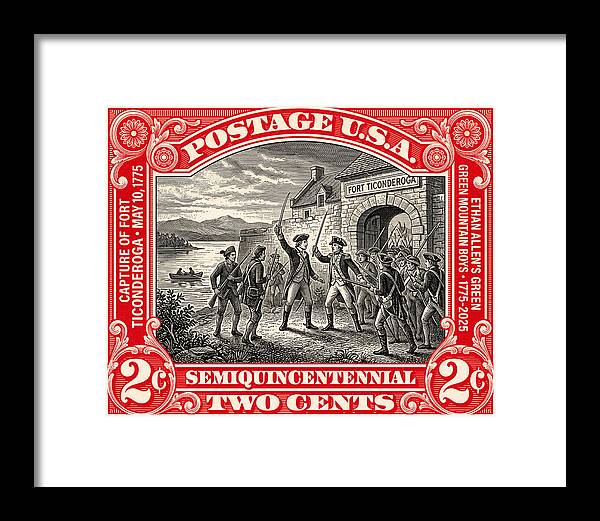 Fort Ticonderoga 2c - Framed Print