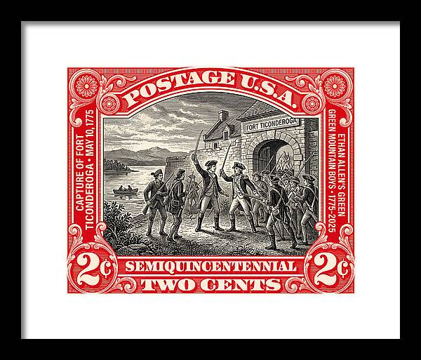 Fort Ticonderoga 2c - Framed Print