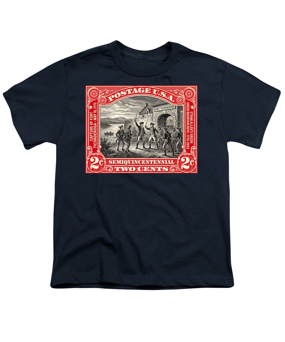 Fort Ticonderoga 2c - Youth T-Shirt