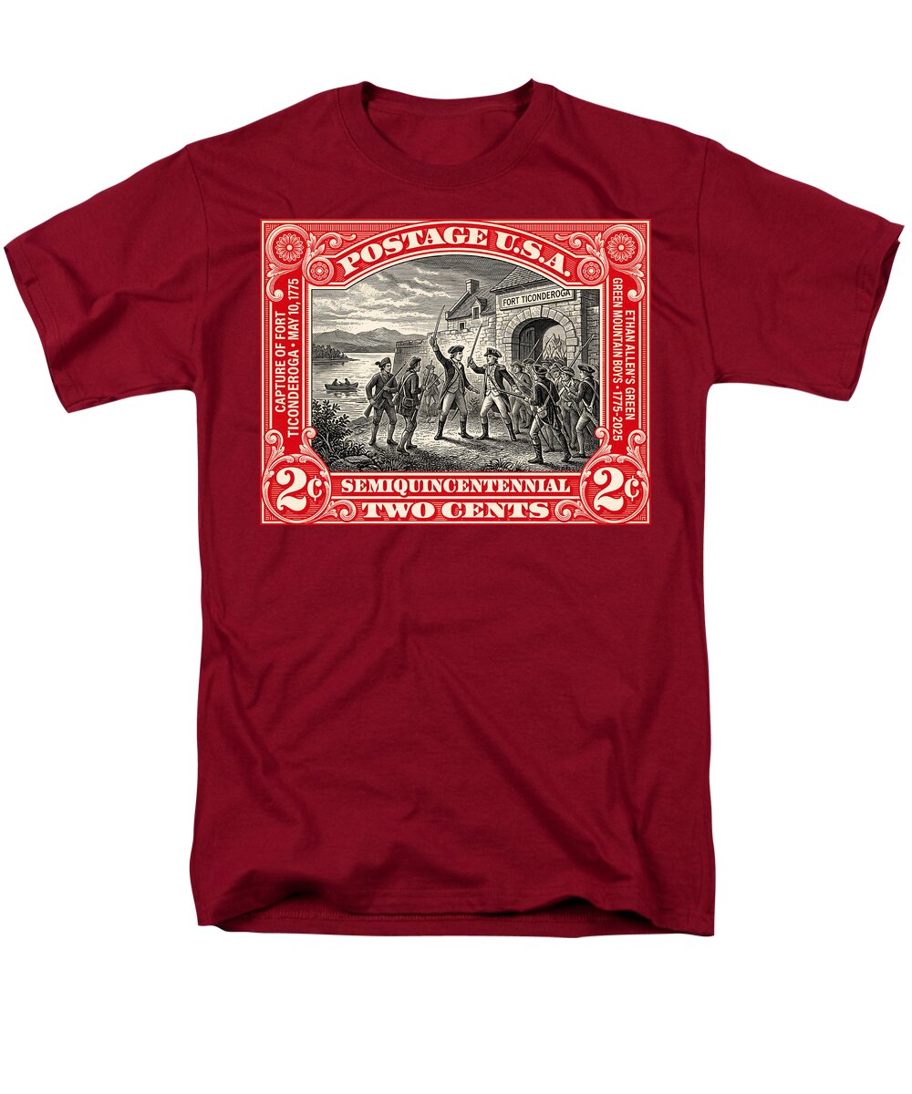 Fort Ticonderoga 2c - Men's T-Shirt  (Regular Fit)