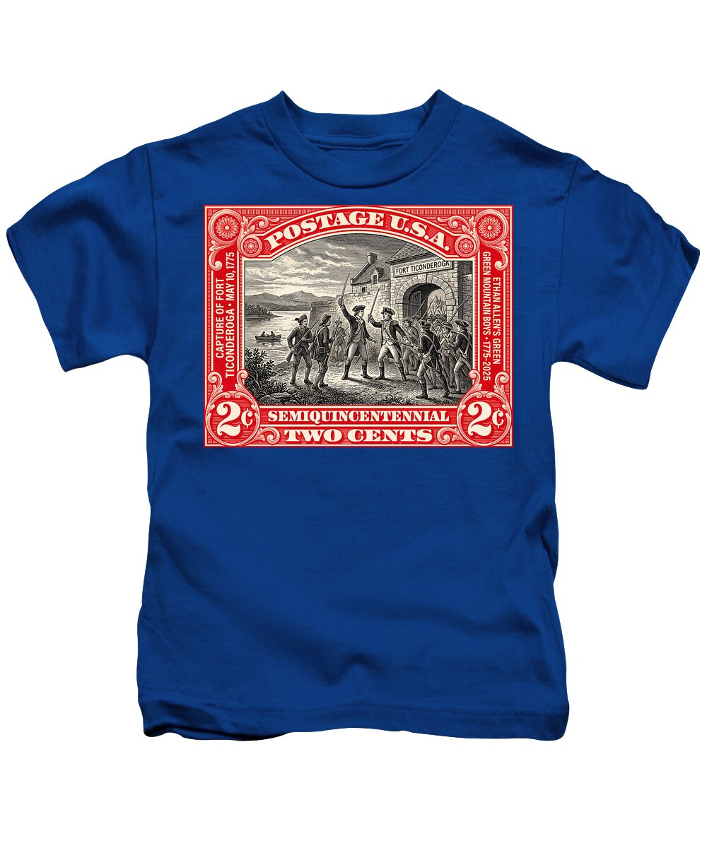 Fort Ticonderoga 2c - Kids T-Shirt