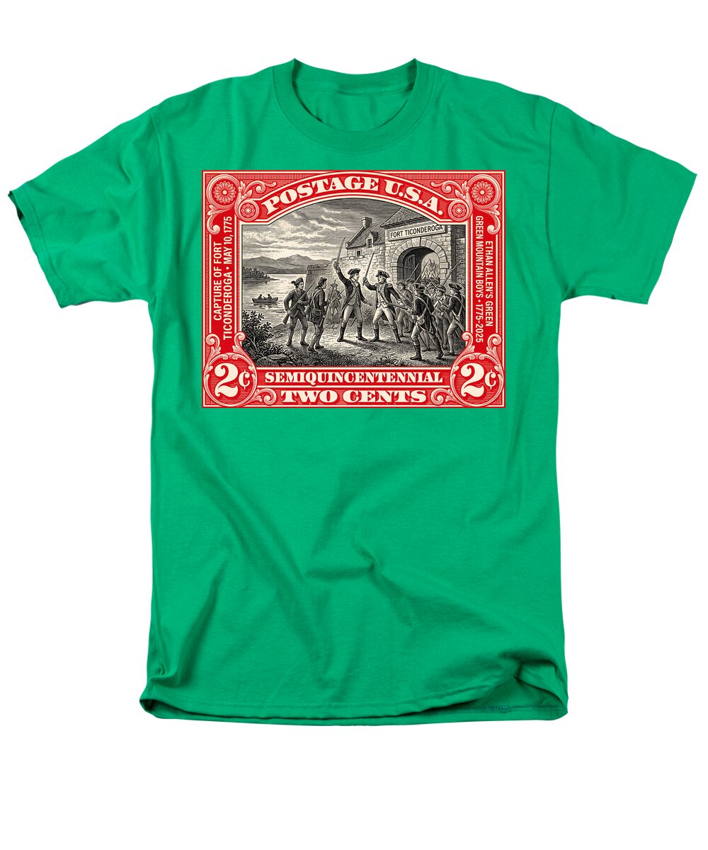 Fort Ticonderoga 2c - Men's T-Shirt  (Regular Fit)