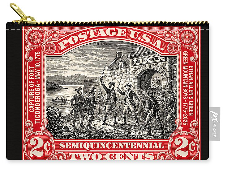 Fort Ticonderoga 2c - Zip Pouch