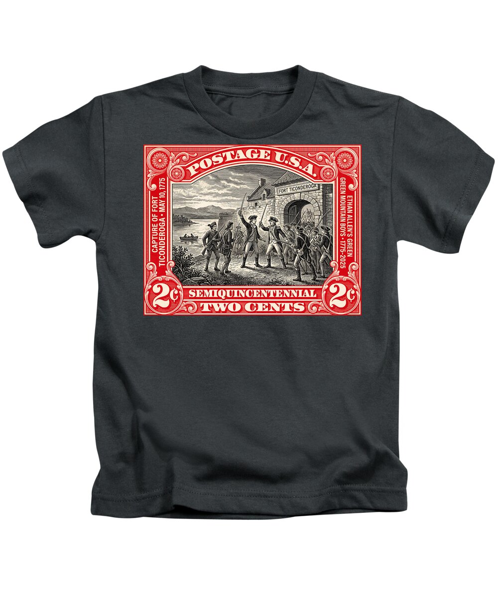 Fort Ticonderoga 2c - Kids T-Shirt