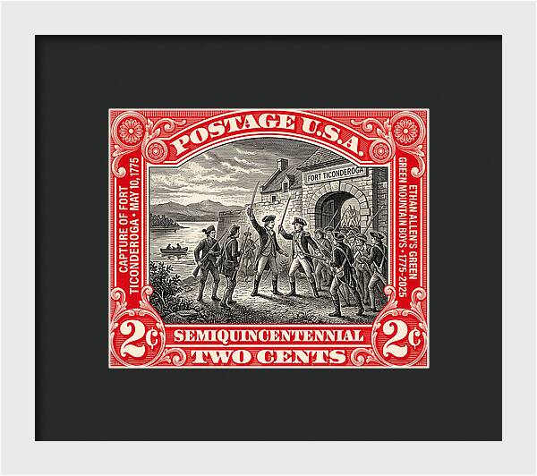 Fort Ticonderoga 2c - Framed Print