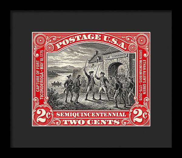 Fort Ticonderoga 2c - Framed Print