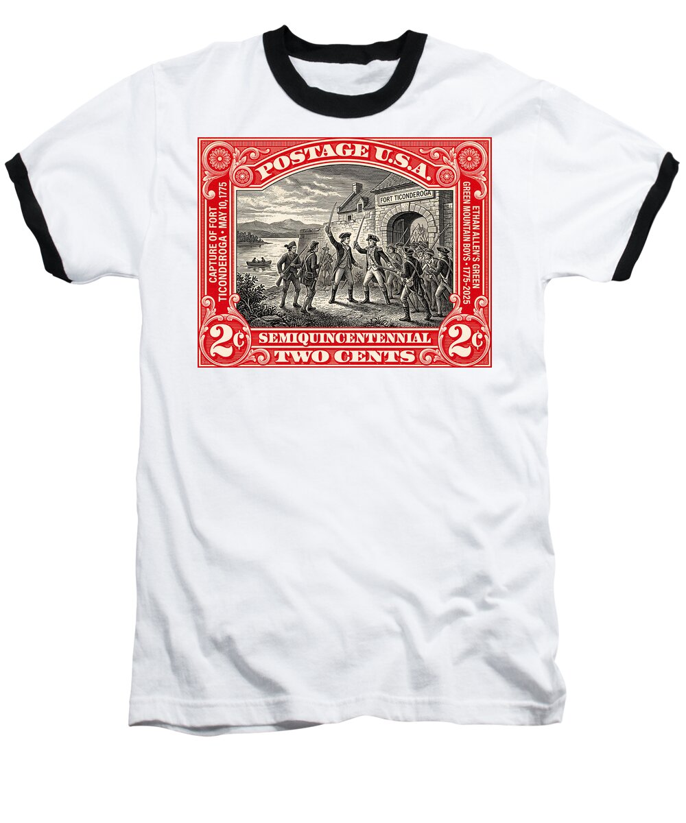 Fort Ticonderoga 2c - Baseball T-Shirt