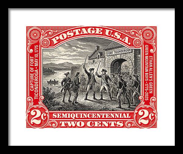 Fort Ticonderoga 2c - Framed Print
