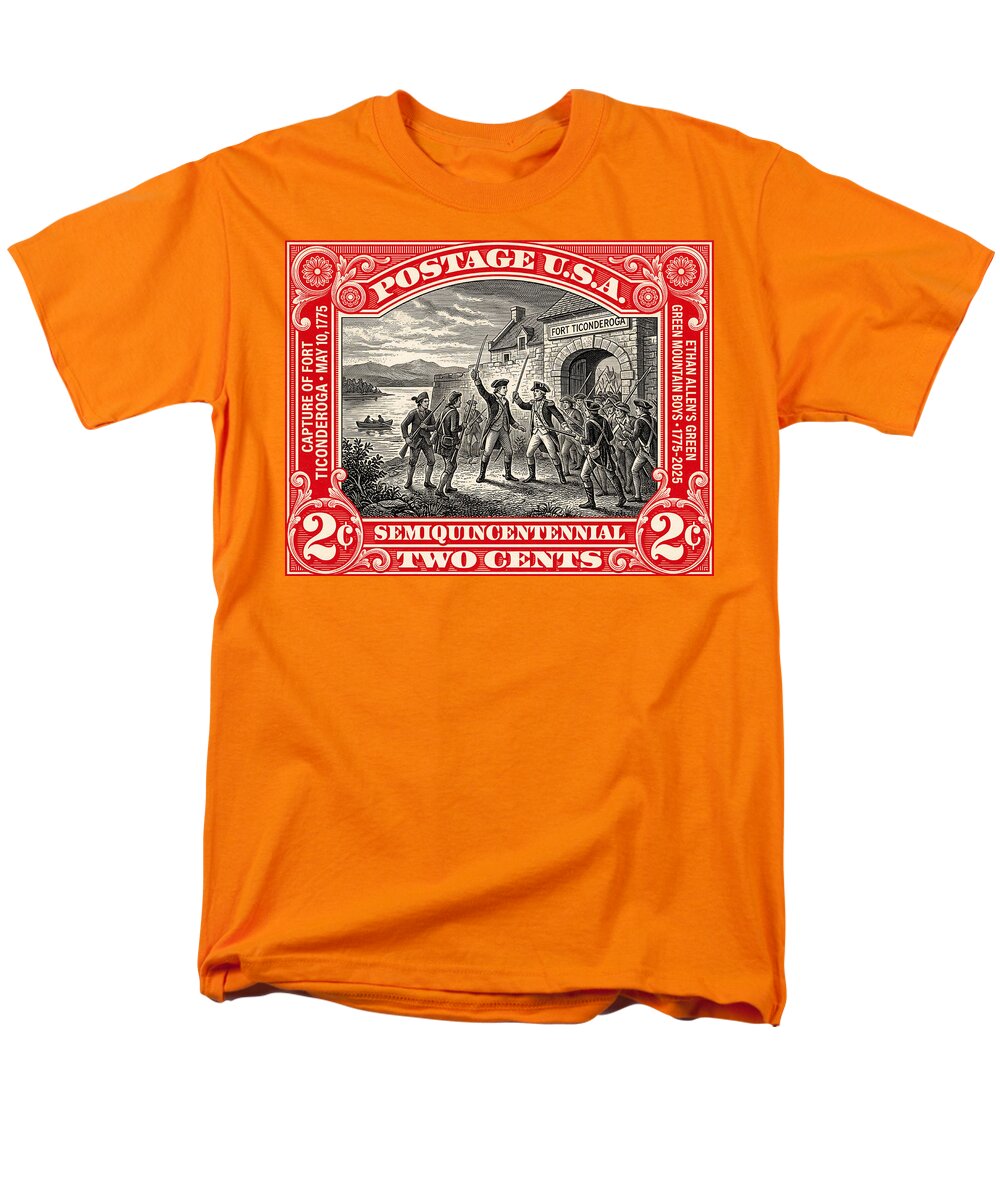 Fort Ticonderoga 2c - Men's T-Shirt  (Regular Fit)