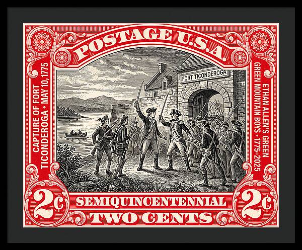 Fort Ticonderoga 2c - Framed Print