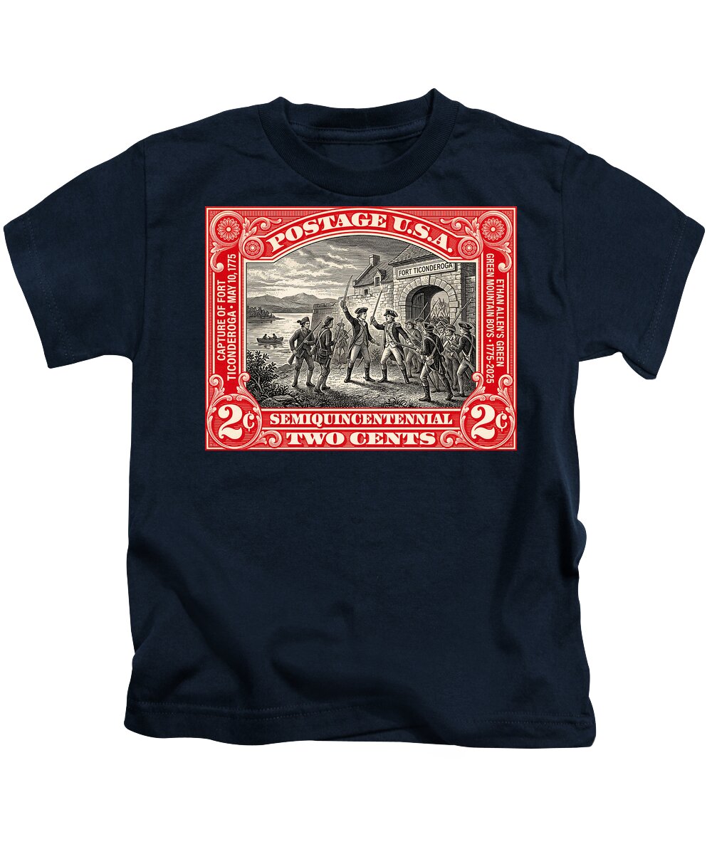 Fort Ticonderoga 2c - Kids T-Shirt