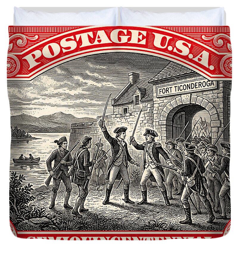 Fort Ticonderoga 2c - Duvet Cover