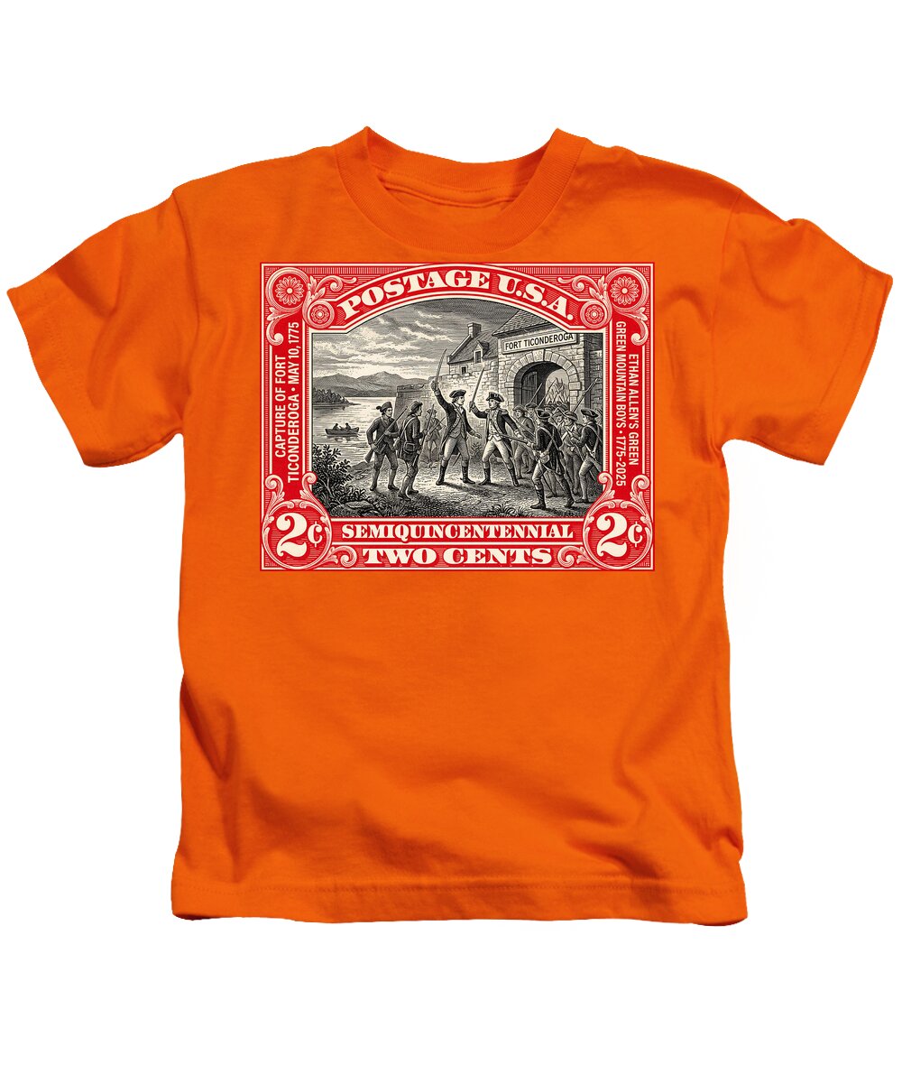 Fort Ticonderoga 2c - Kids T-Shirt