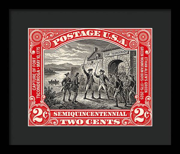 Fort Ticonderoga 2c - Framed Print