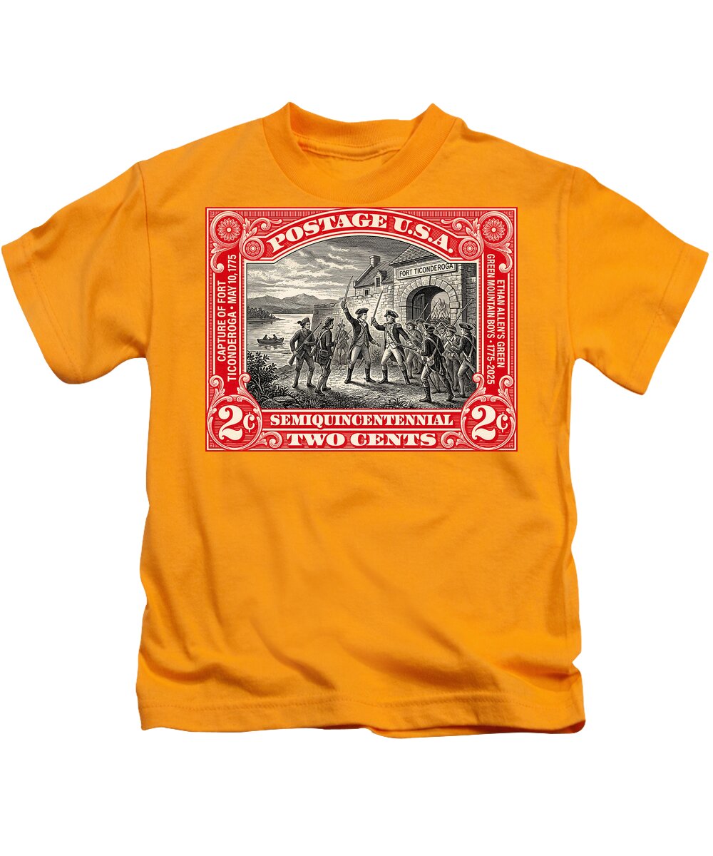 Fort Ticonderoga 2c - Kids T-Shirt
