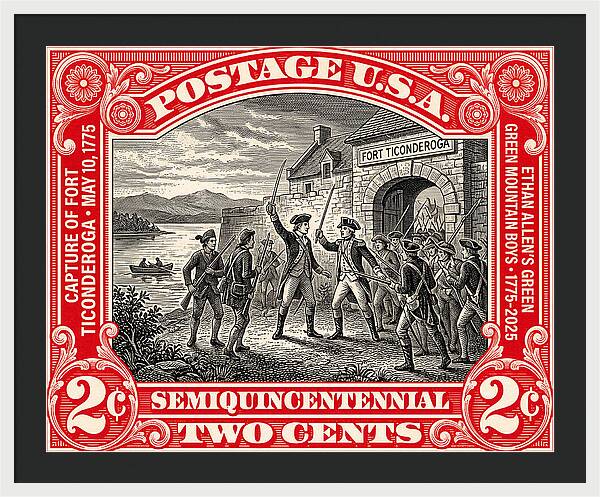 Fort Ticonderoga 2c - Framed Print