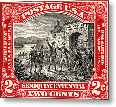 Fort Ticonderoga 2c - Metal Print