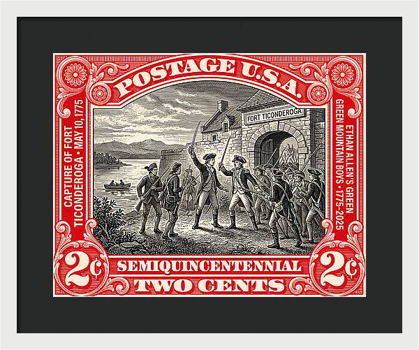 Fort Ticonderoga 2c - Framed Print