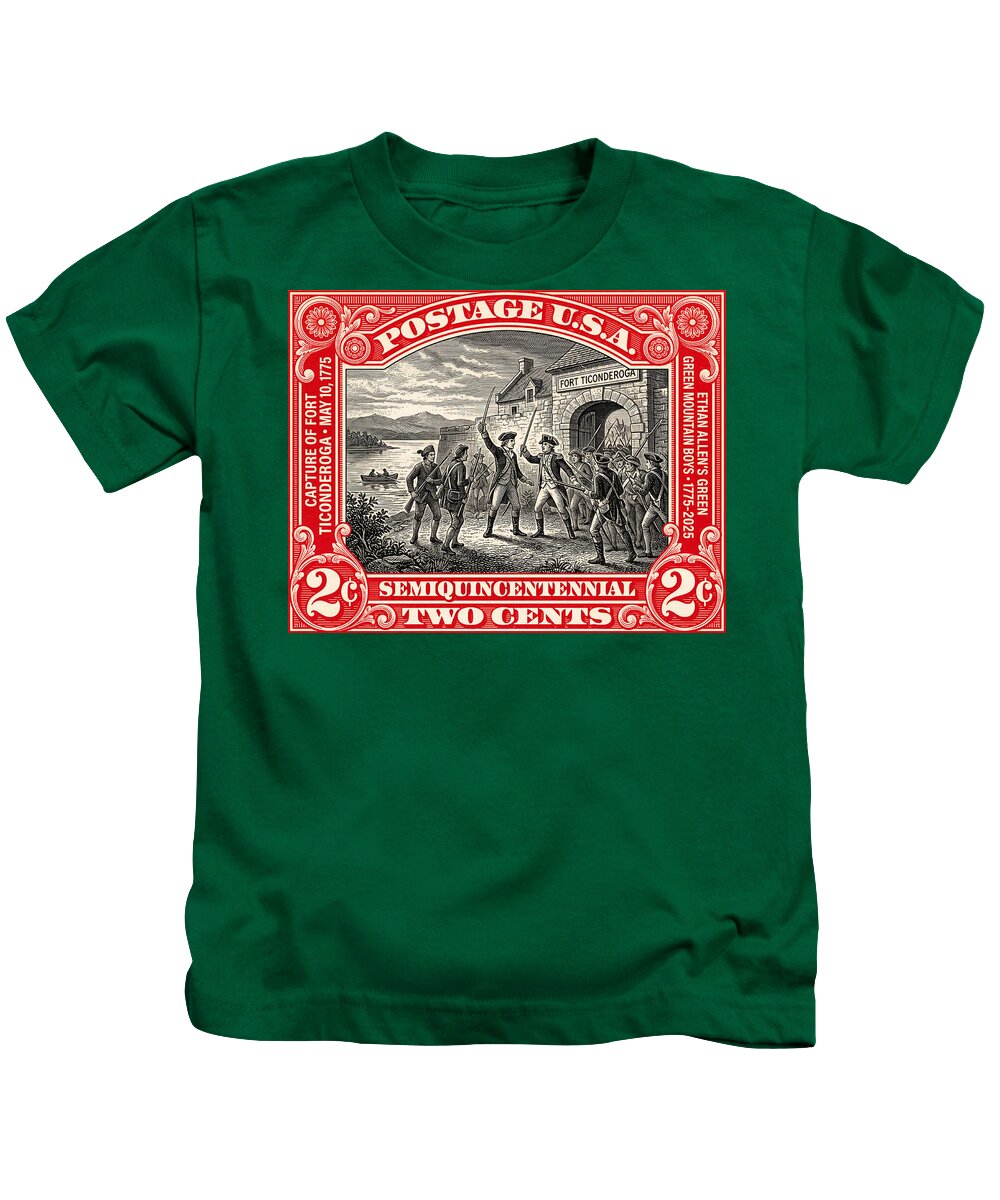 Fort Ticonderoga 2c - Kids T-Shirt