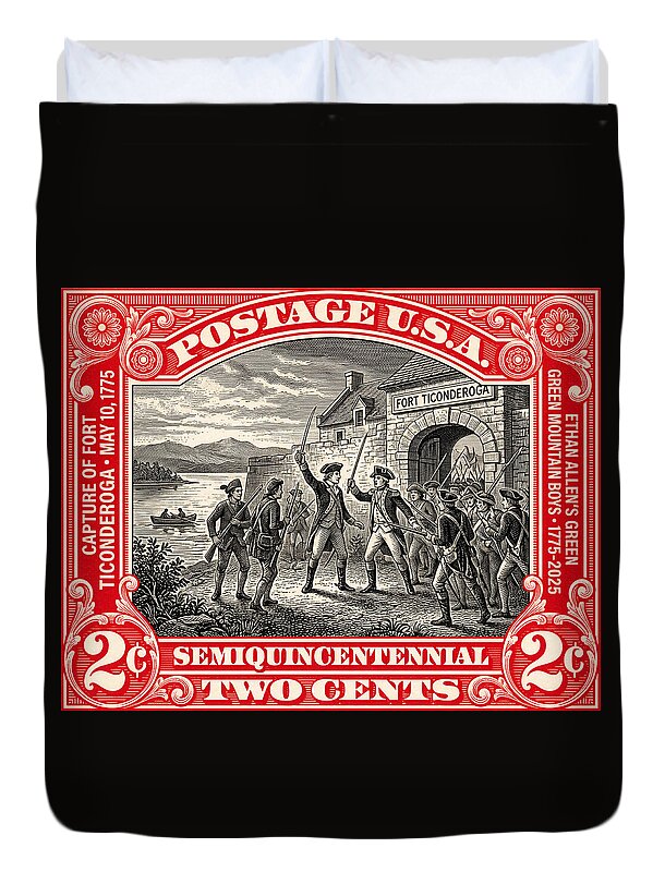 Fort Ticonderoga 2c - Duvet Cover