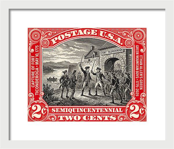 Fort Ticonderoga 2c - Framed Print
