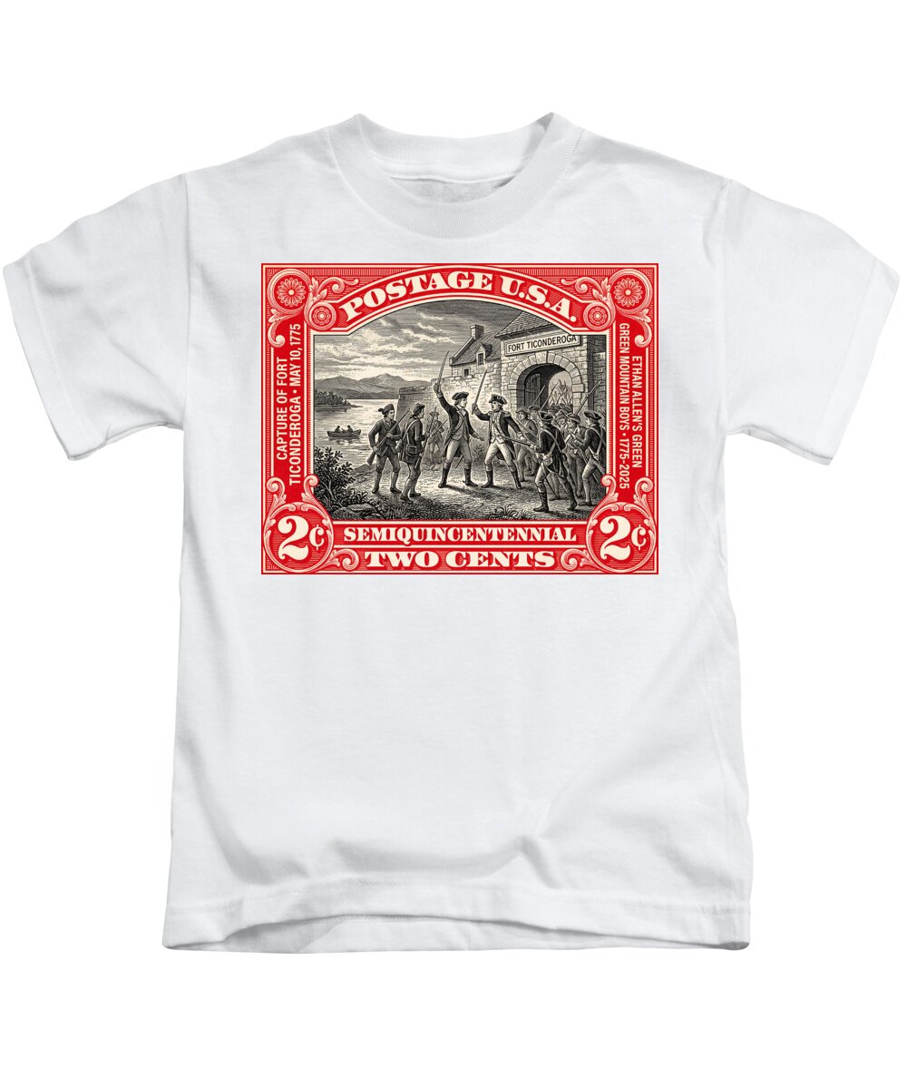 Fort Ticonderoga 2c - Kids T-Shirt