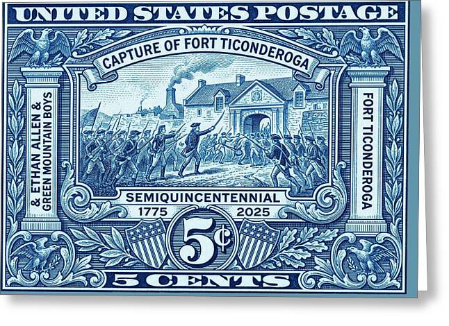 Fort Ticonderoga 5c - Greeting Card