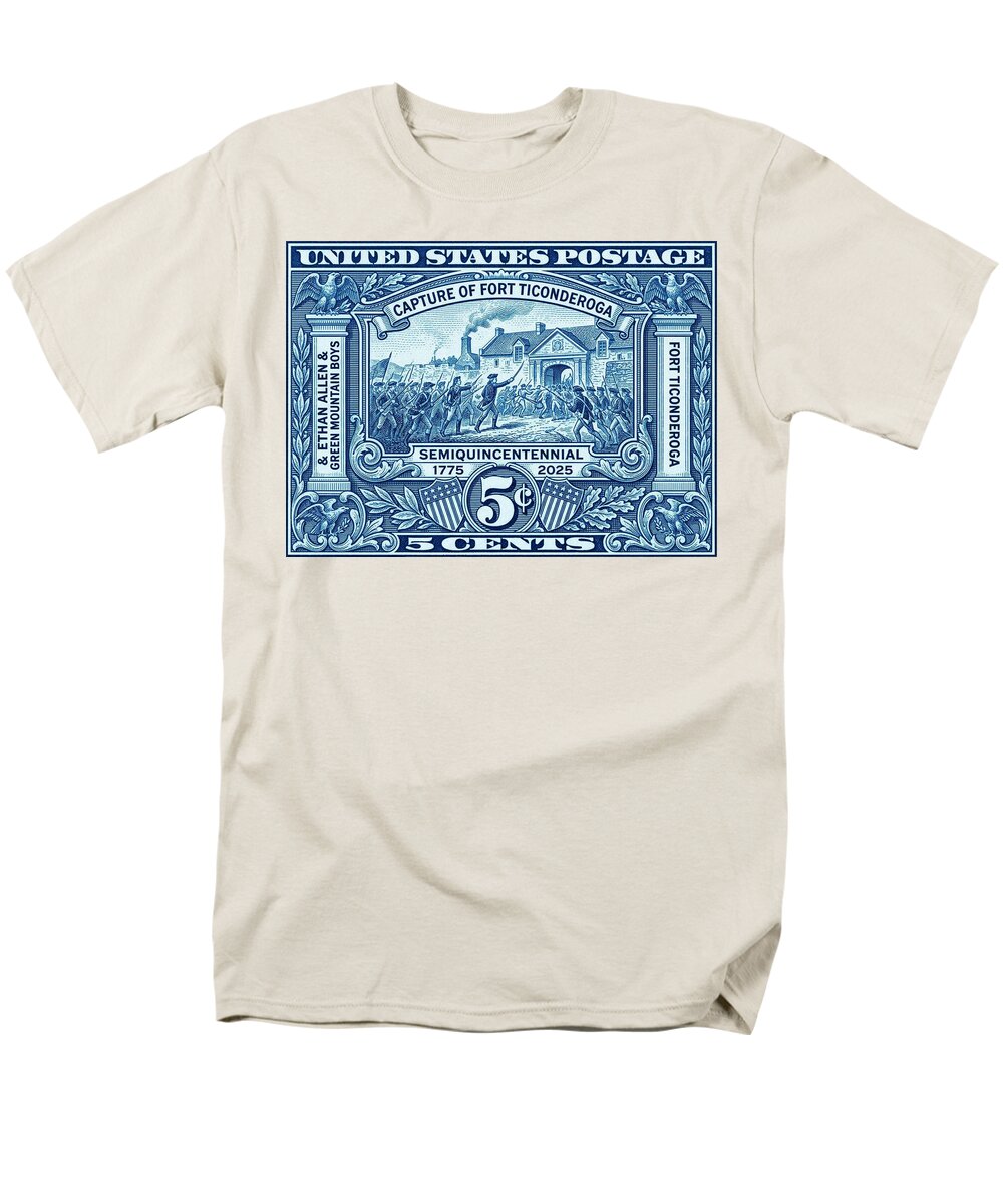 Fort Ticonderoga 5c - Men's T-Shirt  (Regular Fit)