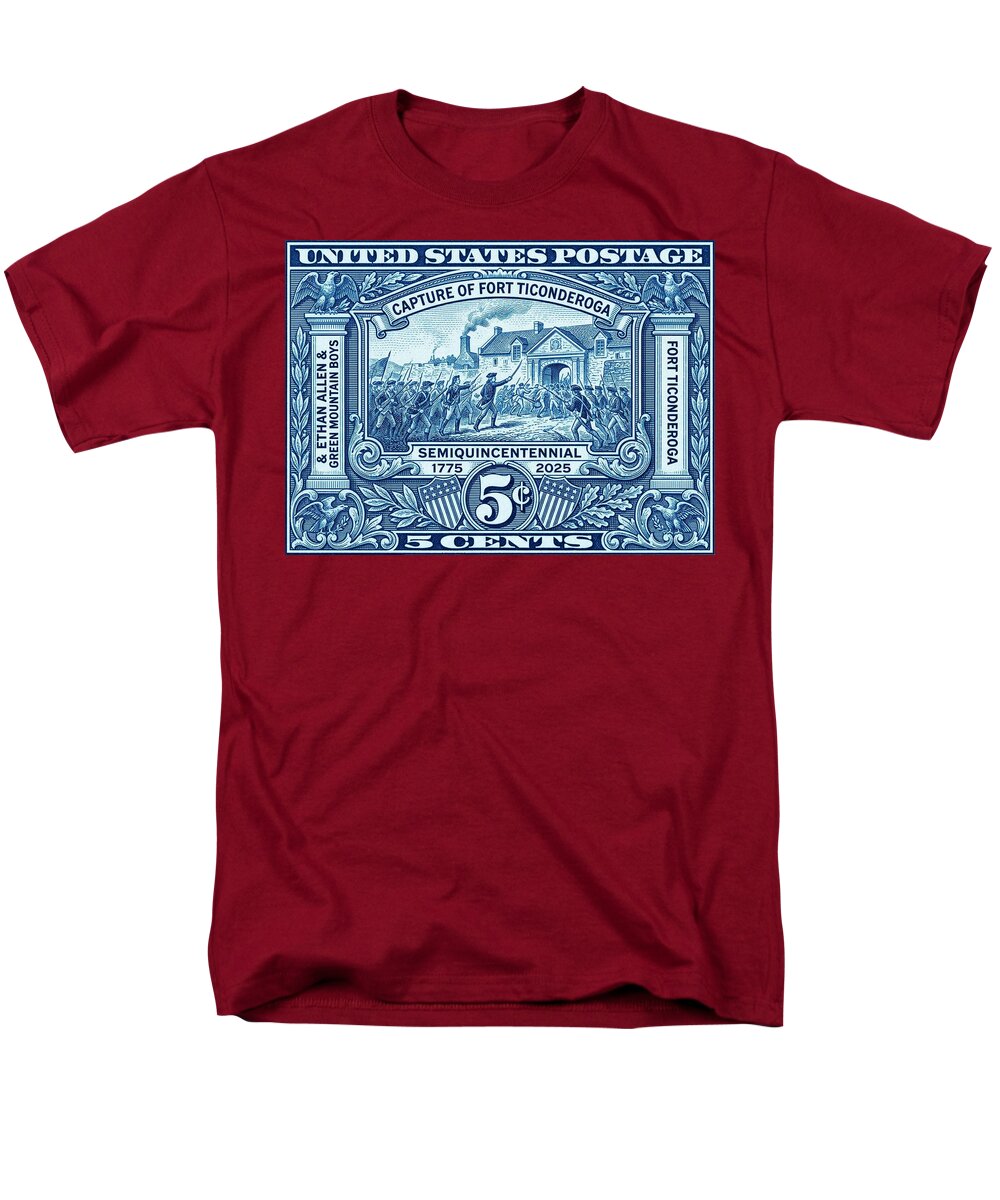 Fort Ticonderoga 5c - Men's T-Shirt  (Regular Fit)