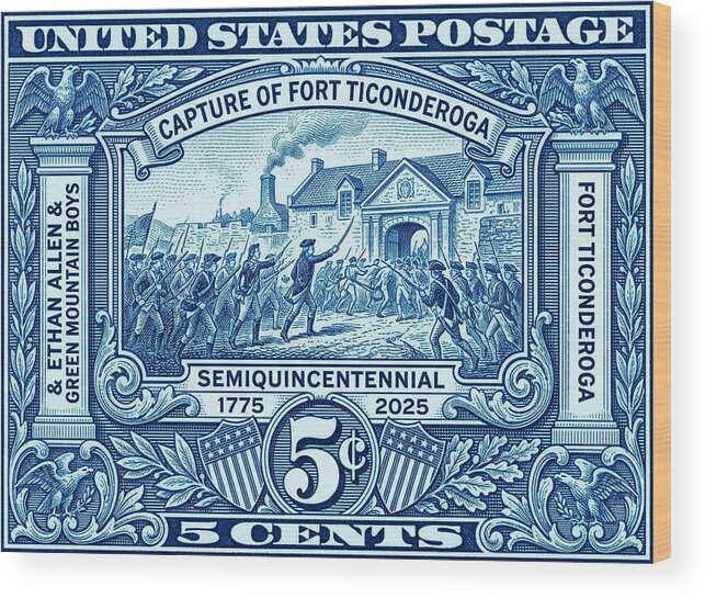 Fort Ticonderoga 5c - Wood Print